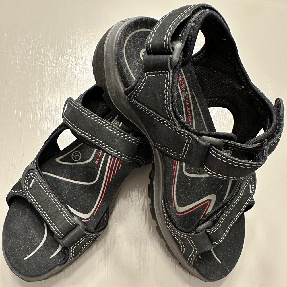 ECCO  Sport Black Sandals
